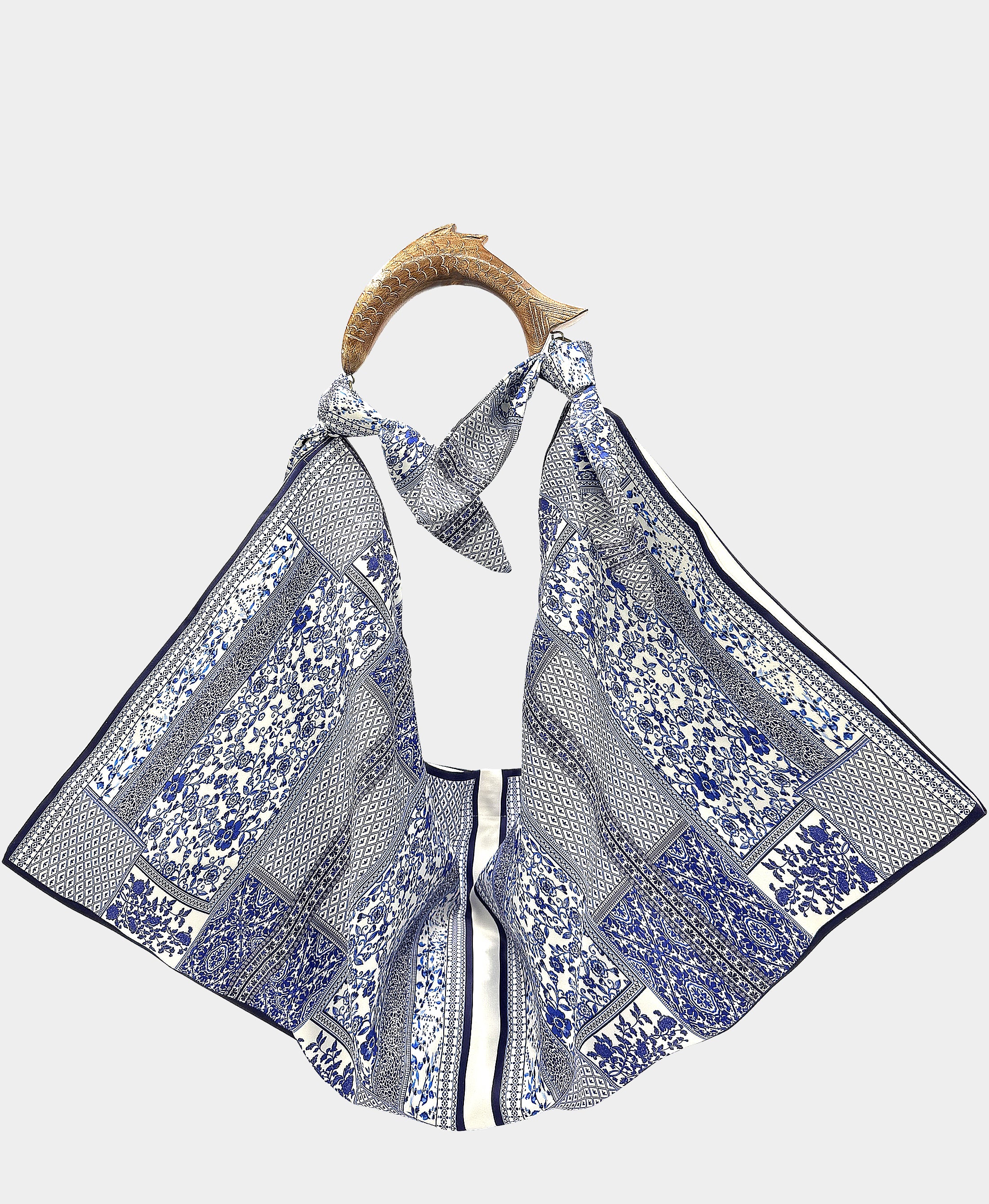 Large Printed Scarf Handbag – FOX'S - Online