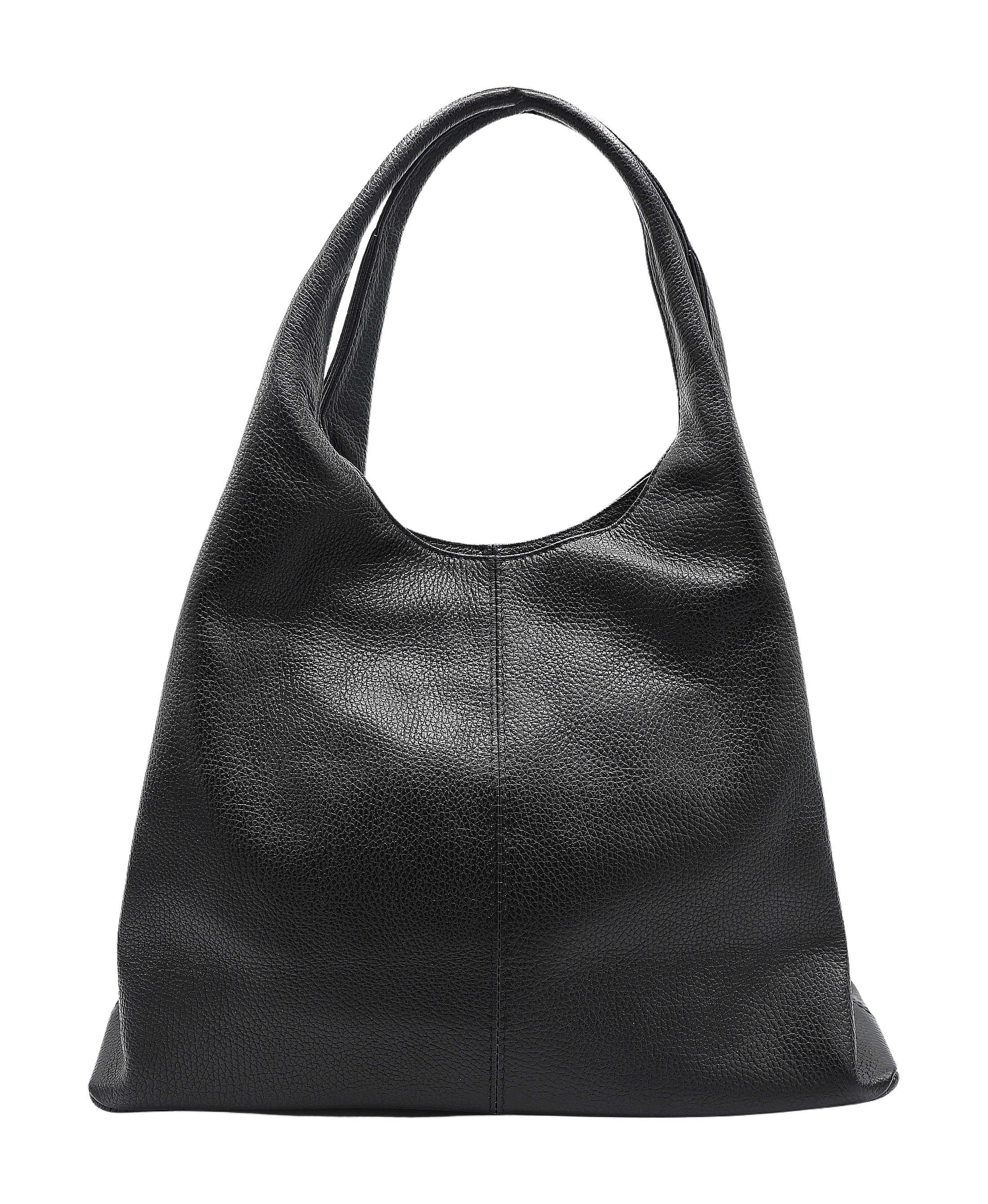 FOKS FORM Tote Bag 08, Minimal leather tote bag, hot handbag, shoulder bag, everyday bag, structured leather, structured bag, black leather tote