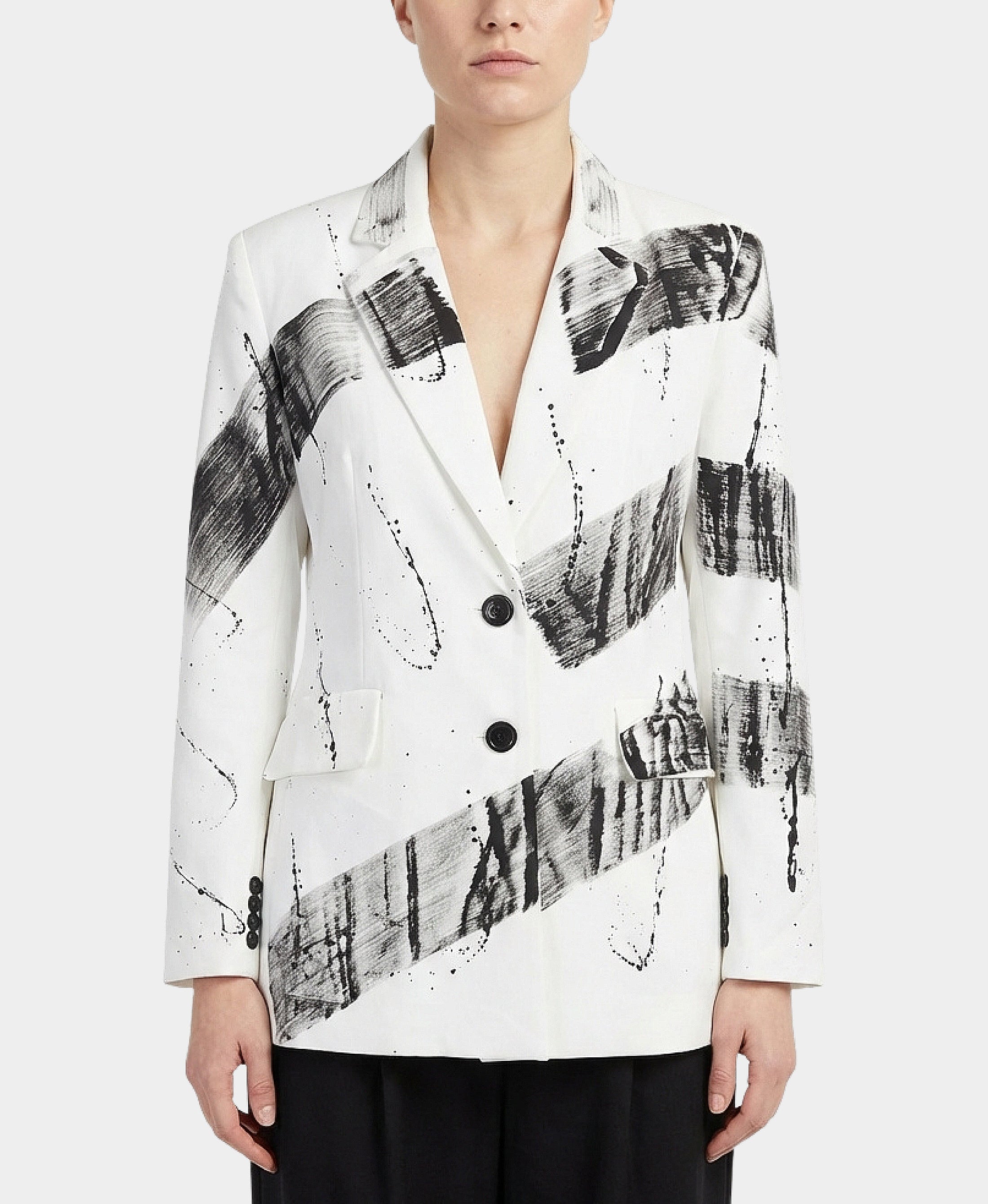 blazers with paint splatter