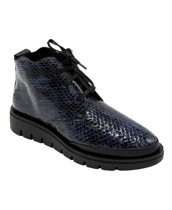 Leather Snake Print Bootie view