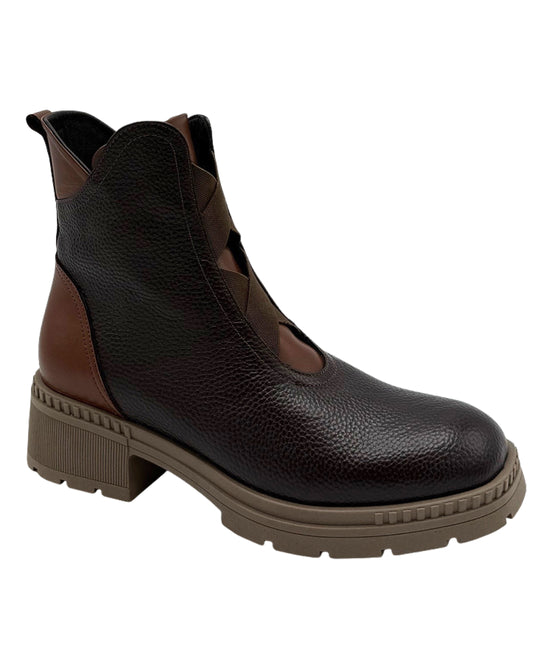 Leather Criss-Cross Bootie view