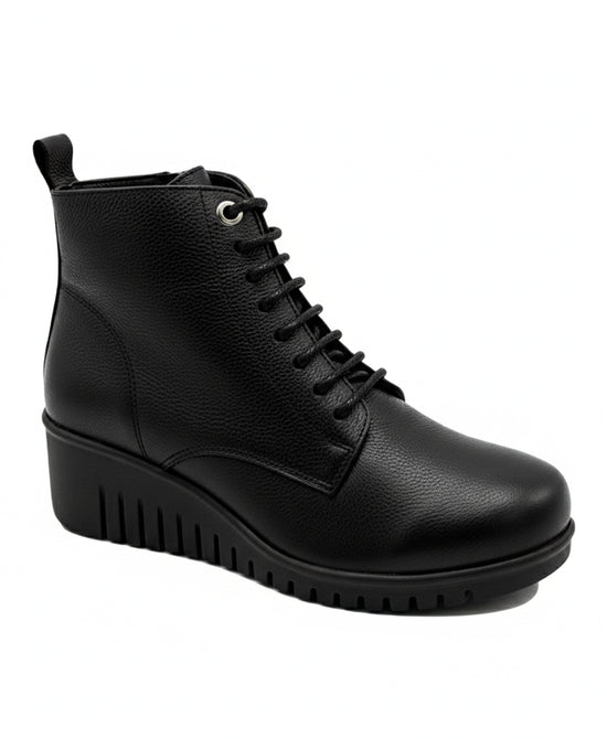 Leather Lace Up Bootie view