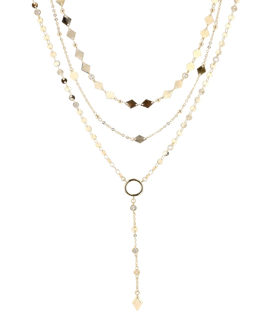 Multi- Chain Necklace- 2pc Set view