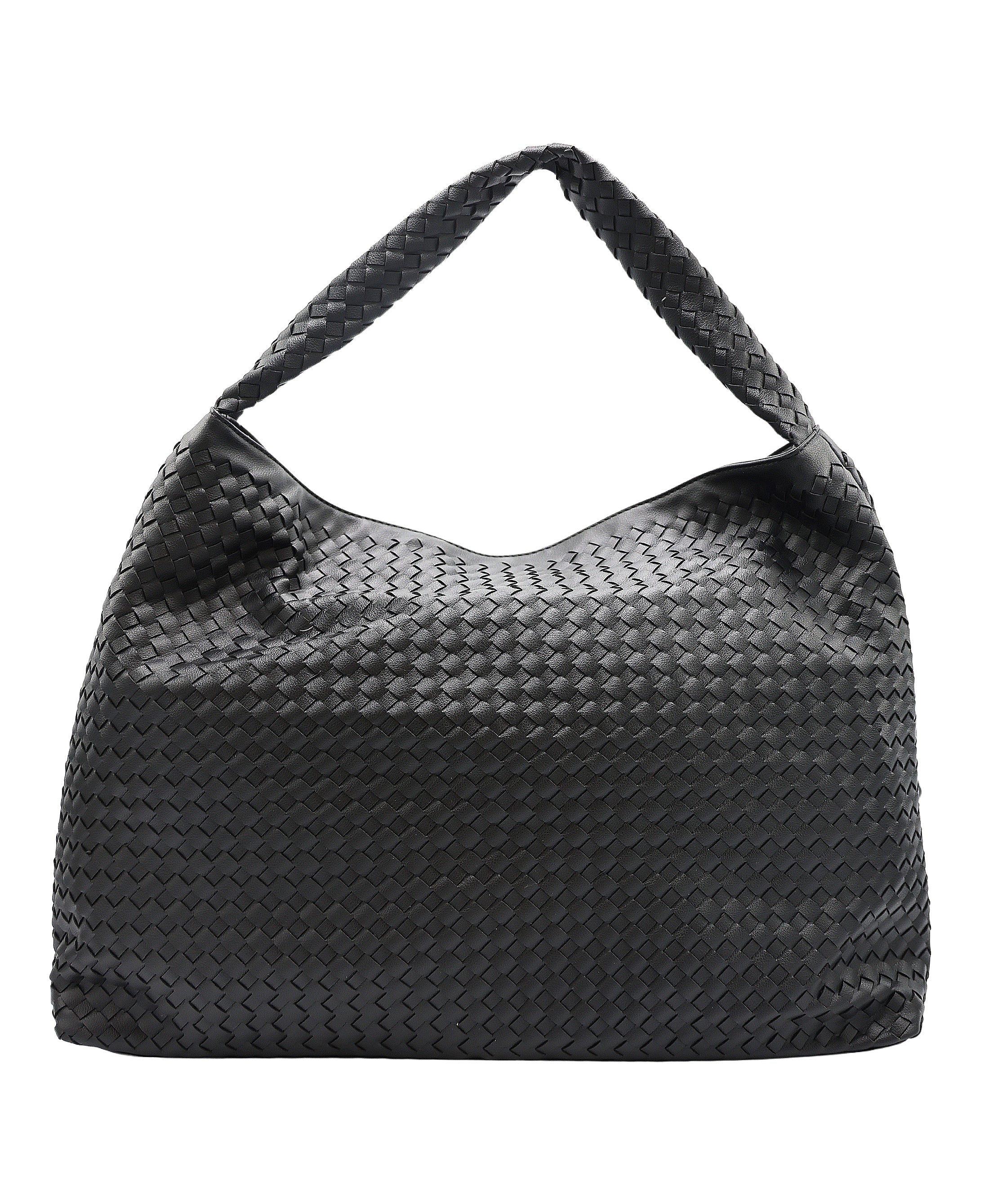 ★OVHEE★ Flume Nylon Hobo BagBlack hobo-crossbody-bag-black-