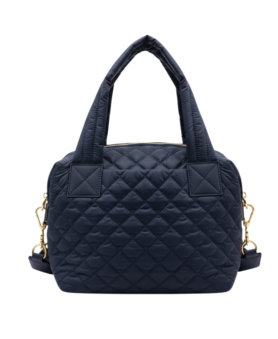 Quilted Puffer Tote Bag view