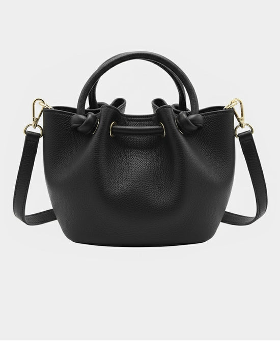 Leather Scrunch Handbag view