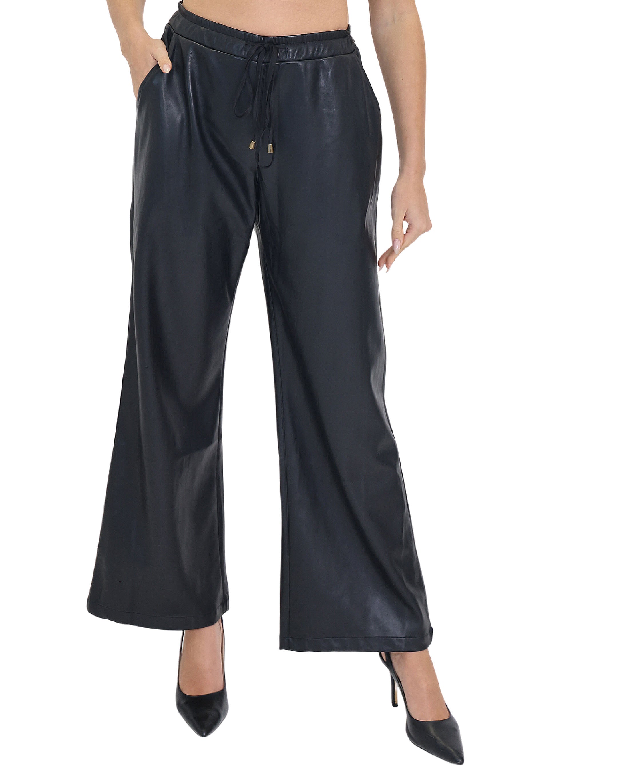 Faux Leather Pants – FOX'S - Online