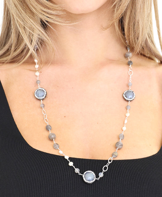 Fresh Water Pearl Beaded Necklace view