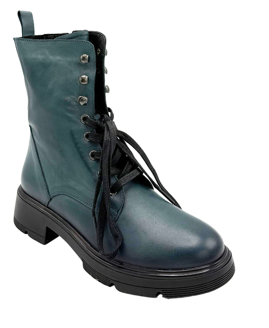 Leather Combat Boots view