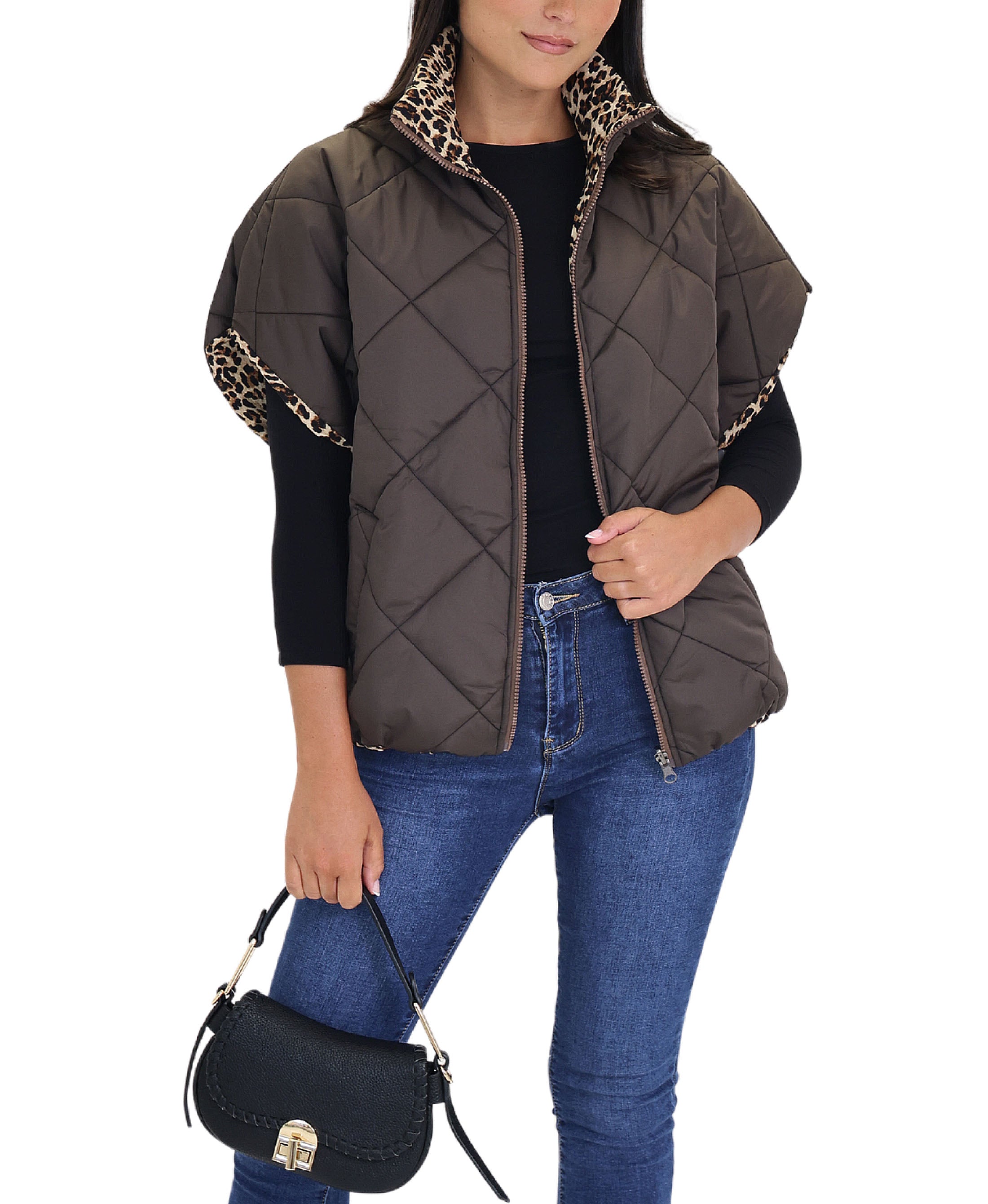 Reversible Quilted Vest – FOX'S - Online