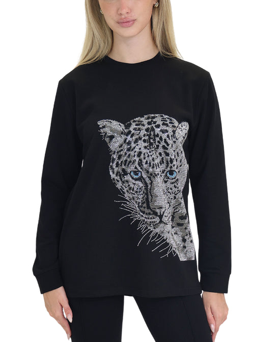 Crystal Leopard Top view