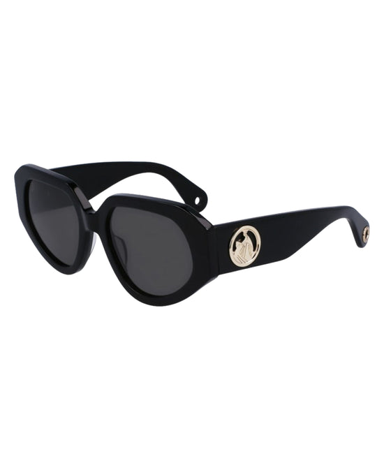 Rectangular Thick Logo Sunglasses view 1