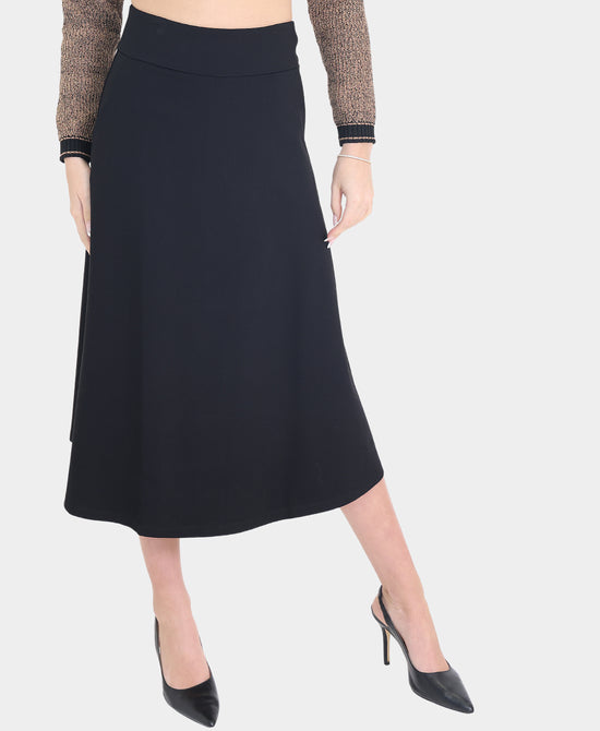 Solid Midi Skirt view