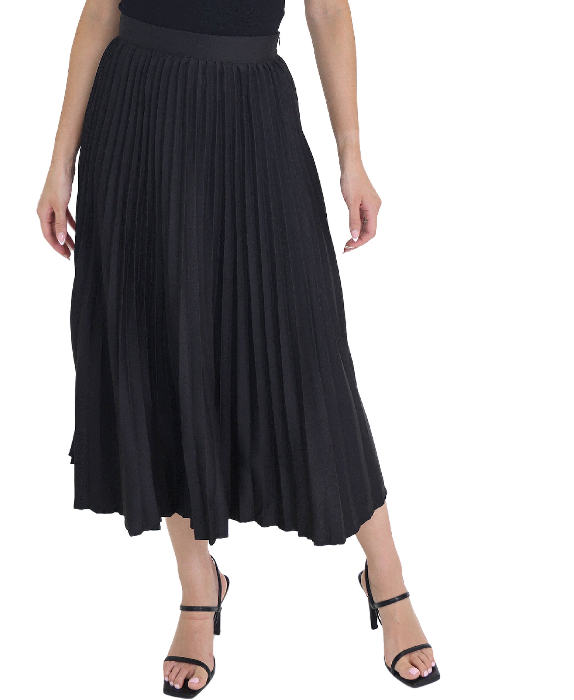 Pleated Midi Skirt – FOX'S - Online