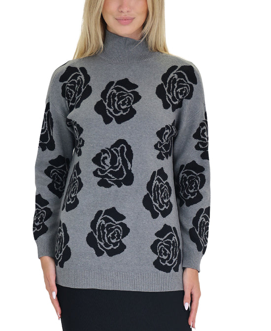 Rose Mock Neck Sweater view