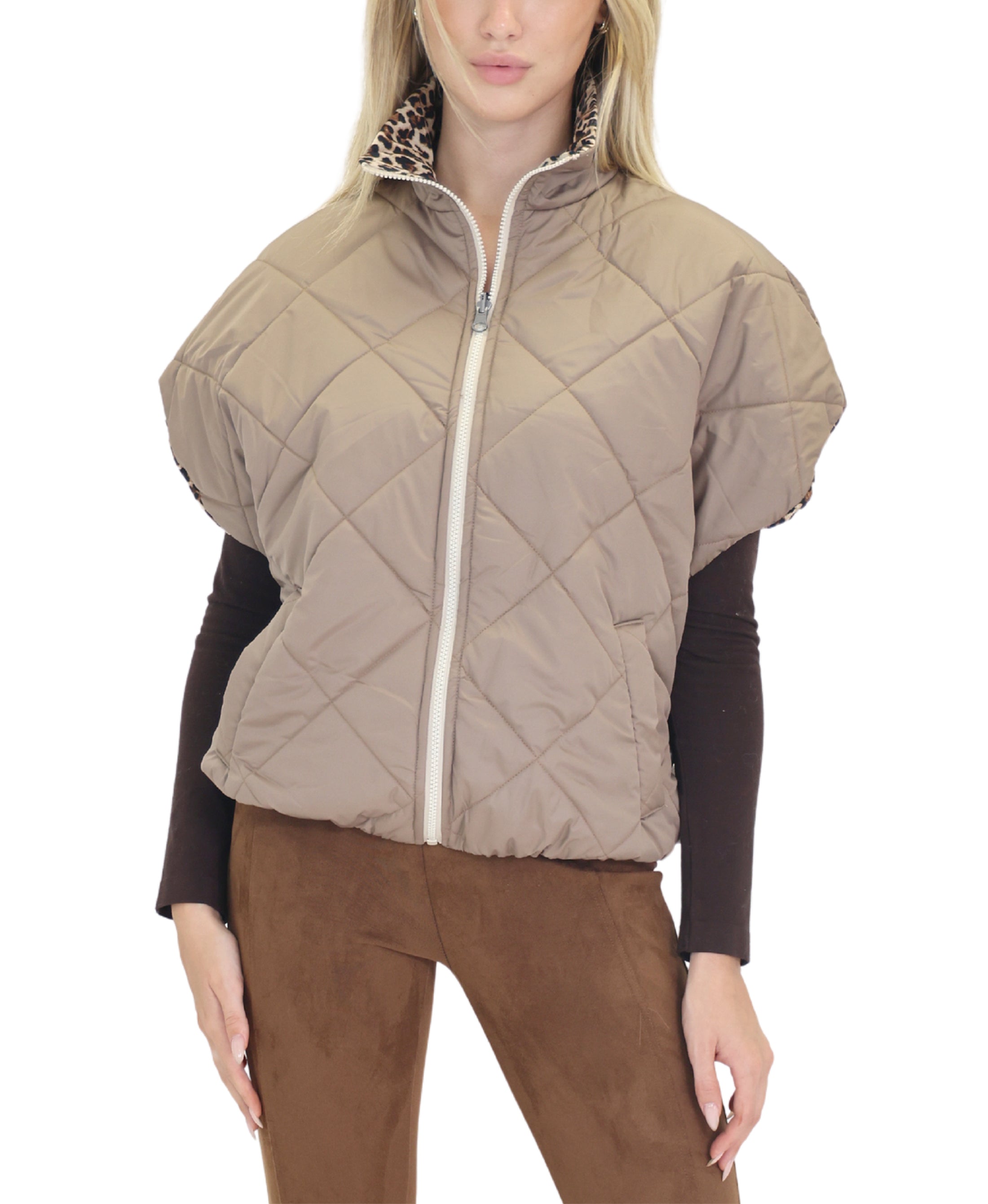 Reversible Quilted Vest – FOX'S - Online