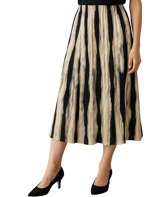 Pleated Midi Skirt view