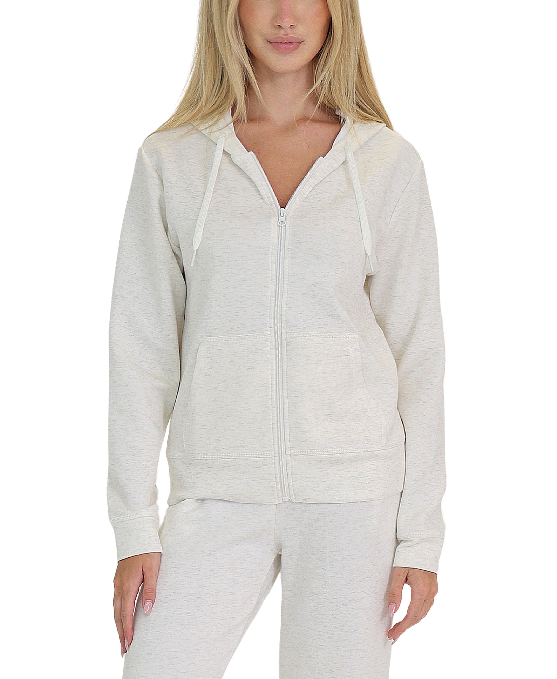Cloud Fleece Zip Front Hoodie – FOX'S - Online