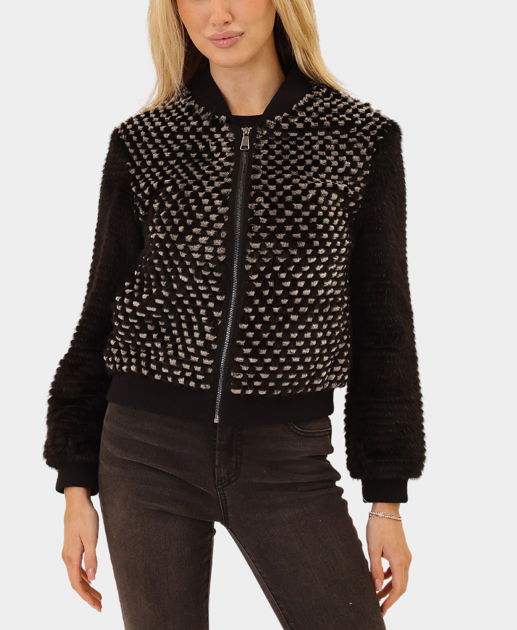 Mink Fur Bomber Jacket – FOX'S - Online