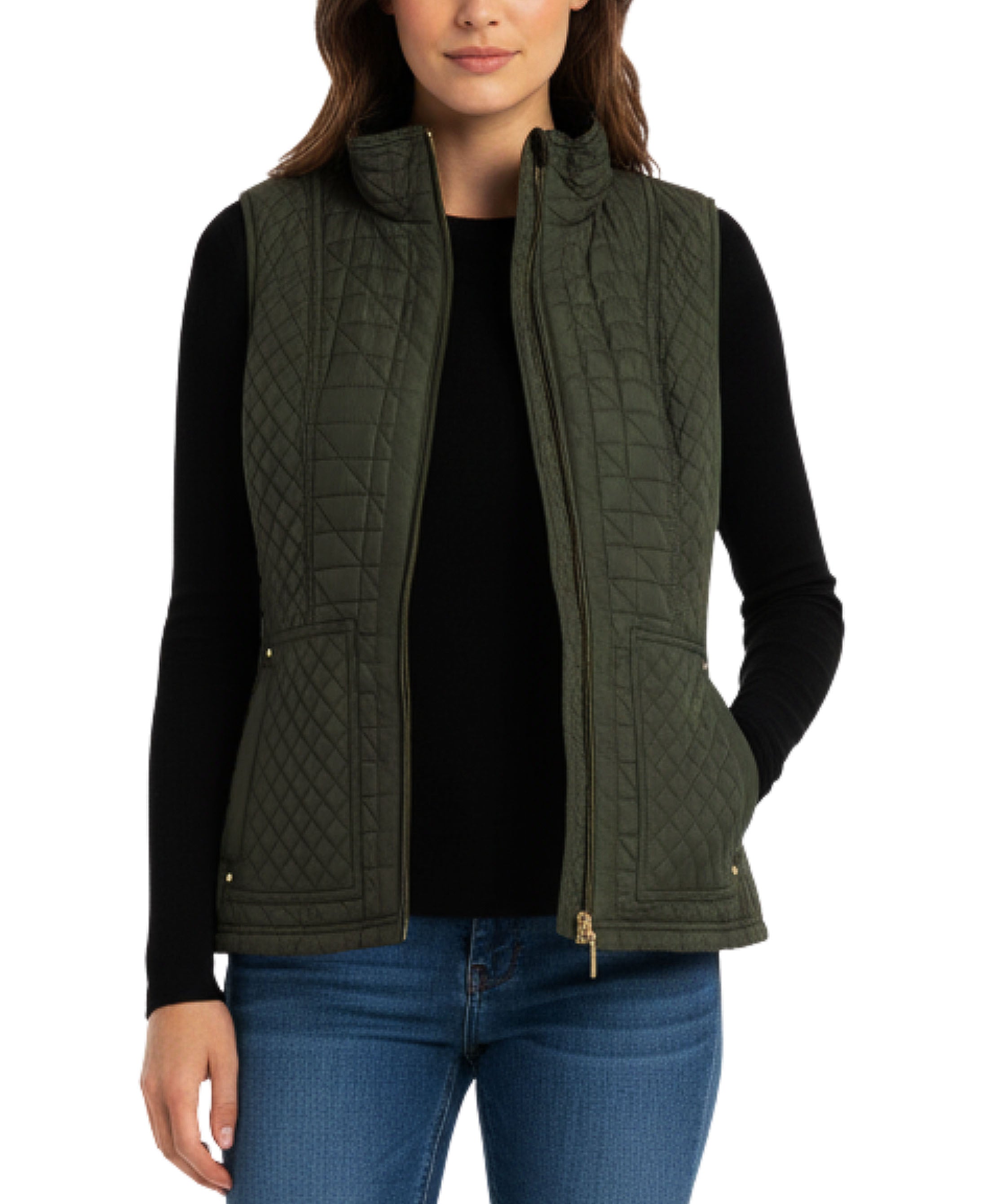 Quilted Vest – FOX'S - Online