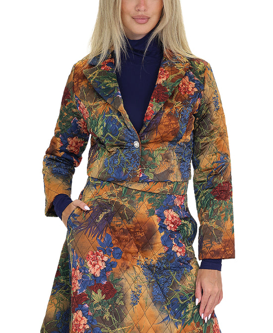 Printed Crop Jacket view