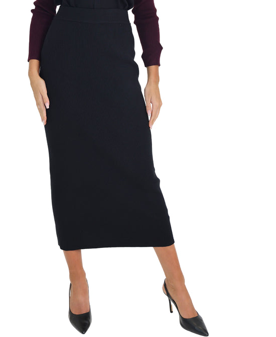 Knit Midi Skirt view