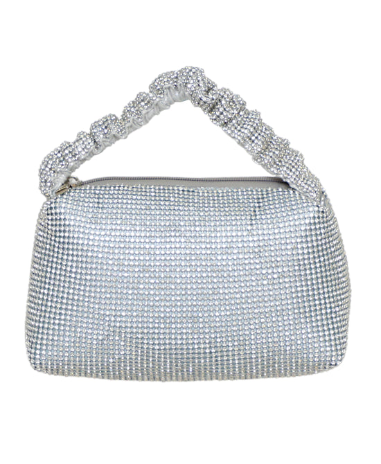 Mesh Rhinestone Evening Bag view 1