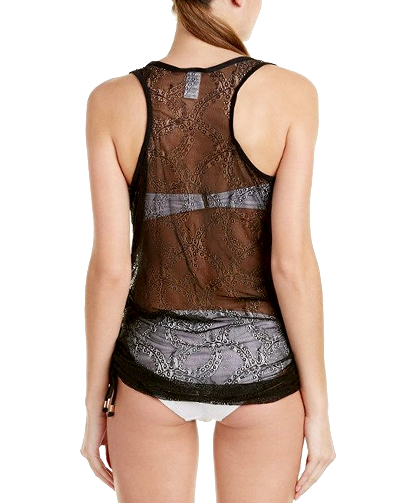 Lace Cover-Up w/ Adjustable Sides view 2