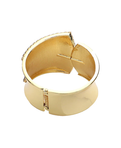 Oval Embellished Bangle Bracelet image 2