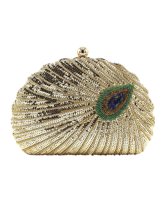 Peacock Clutch Bag view 1