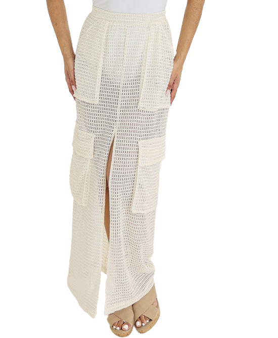 Cut Out Maxi Skirt- Swim Cover-Up view 1