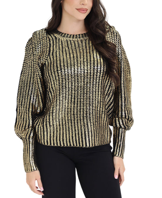 Gold Foil Sweater view 