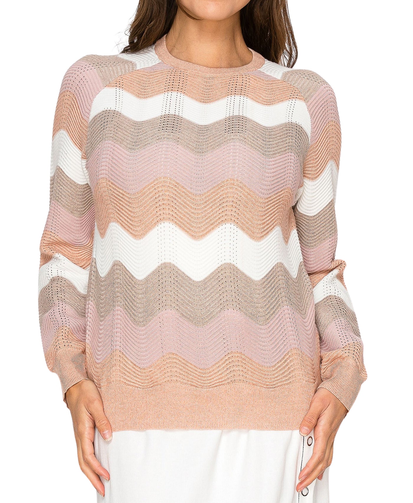 Wave Print Sweater view 1