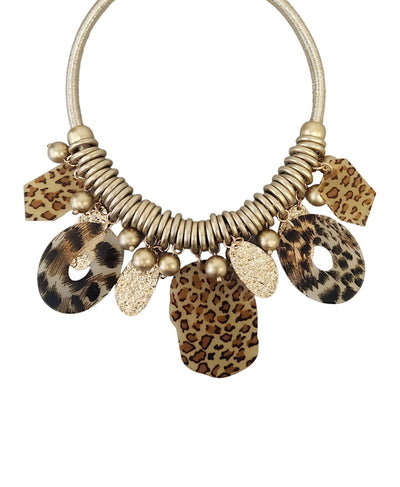 Animal Print Charm Necklace image 1