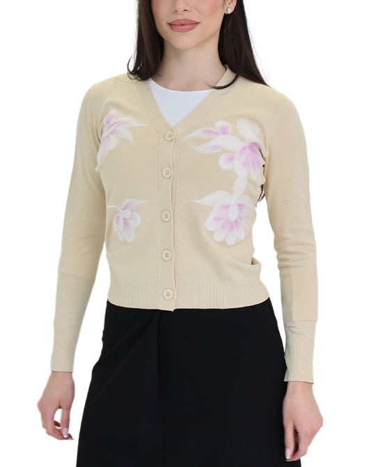 Flower Print Cardigan view 