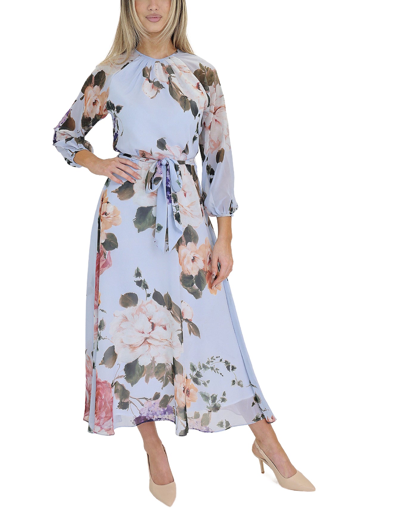 Floral Print Maxi Dress view 1