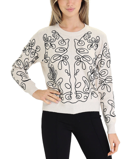 Embroidered Sweater view 