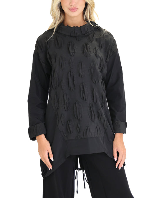 Puckered Nylon Hi-Lo Tunic view 