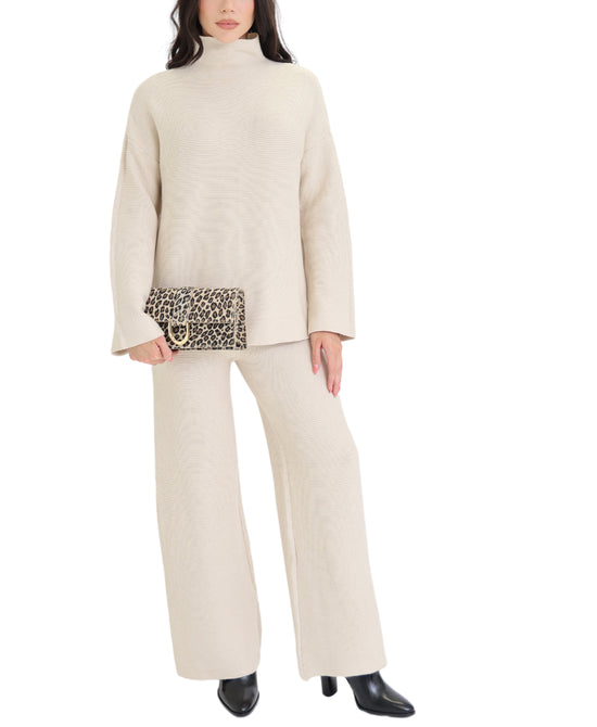 Ribbed Sweater & Pants Set - 2 Pc Set view 