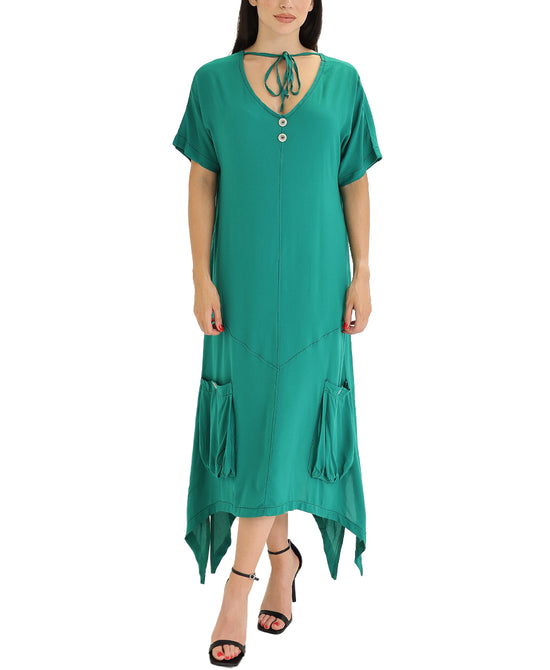 Maxi Dress w/ Front Tie view 1