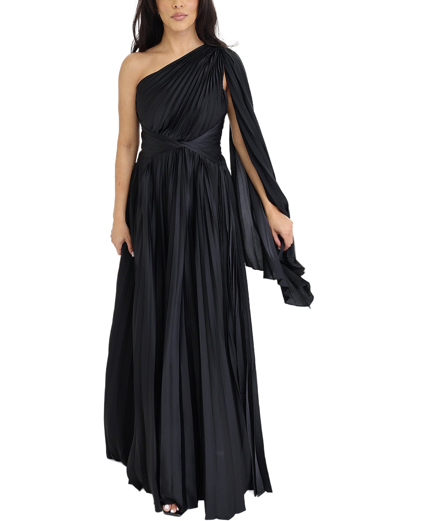 Pleated Maxi Dress view 1