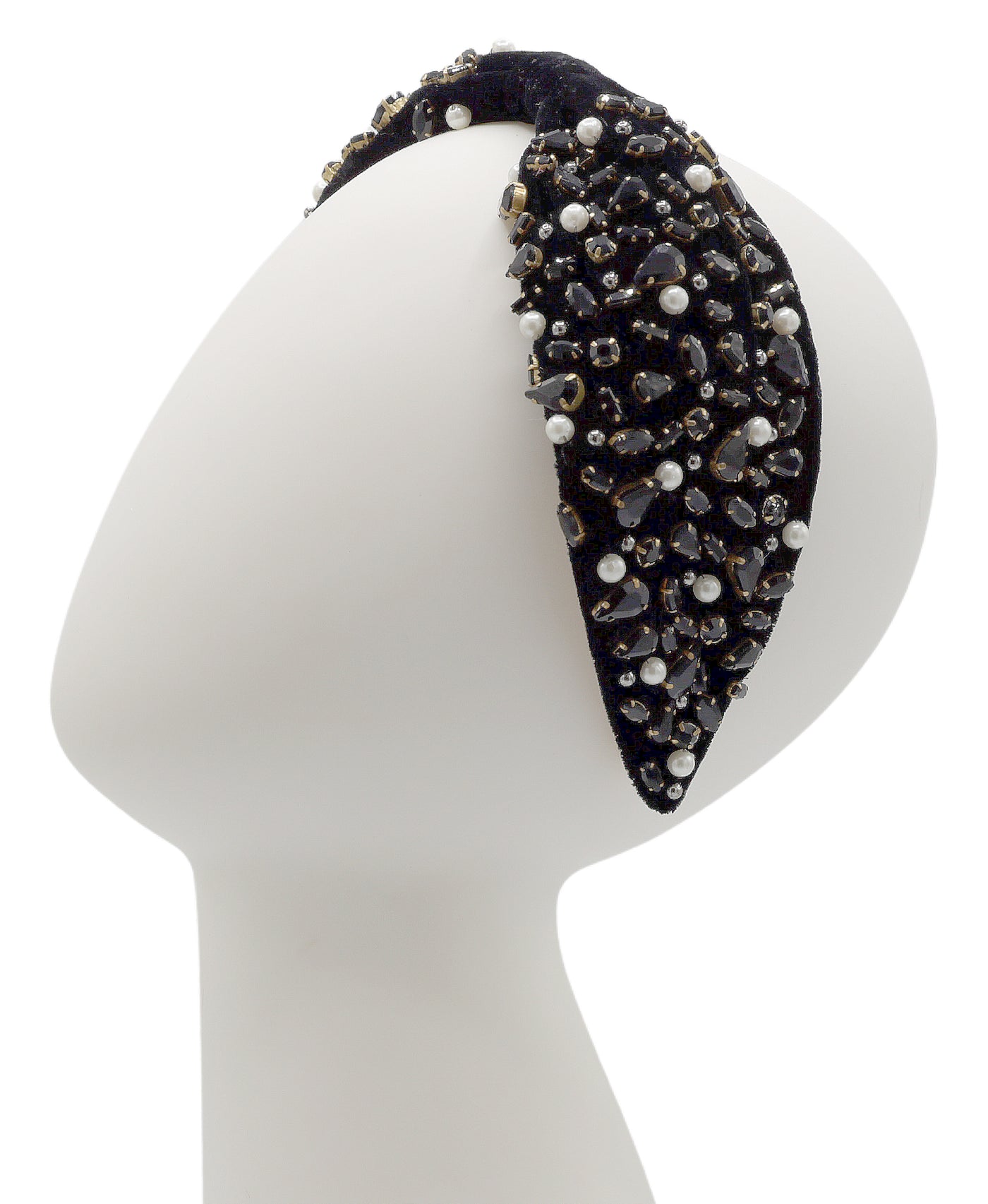 Jeweled Velvet Headband view 1