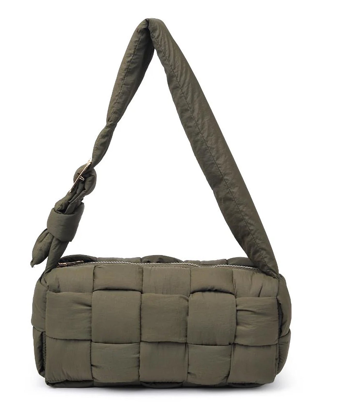 Woven Nylon Shoulder Bag view 1