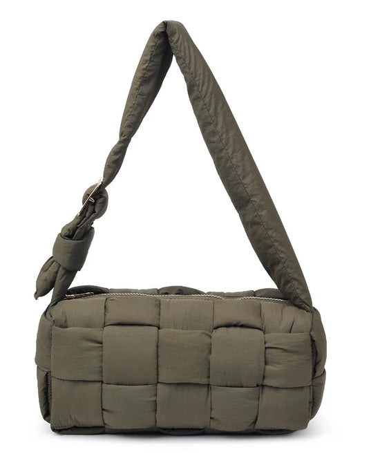 Woven Nylon Shoulder Bag view 