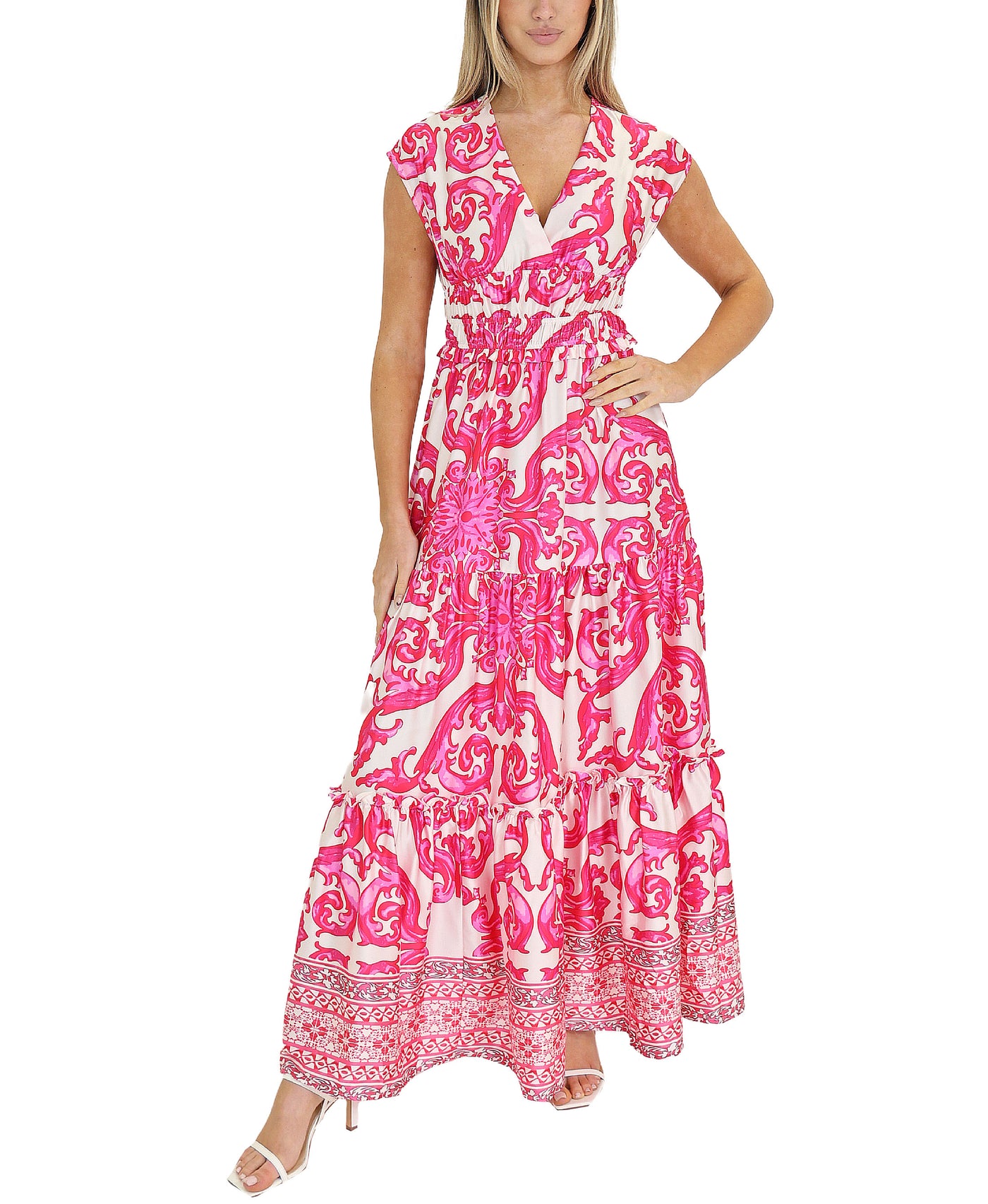 Printed Maxi Dress view 1