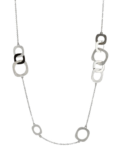 Sterling Silver Circle Necklace image 1