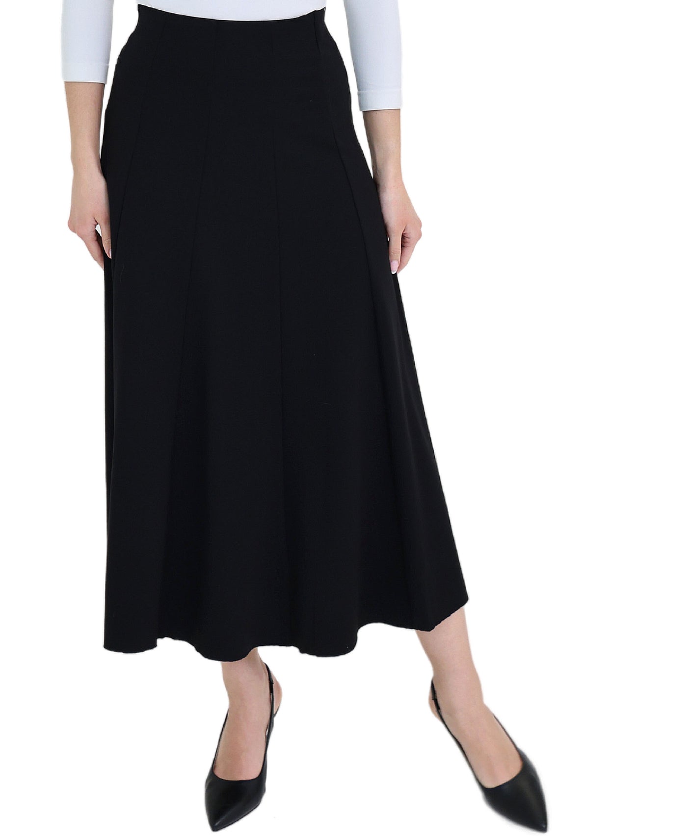 Solid Midi Skirt view 1