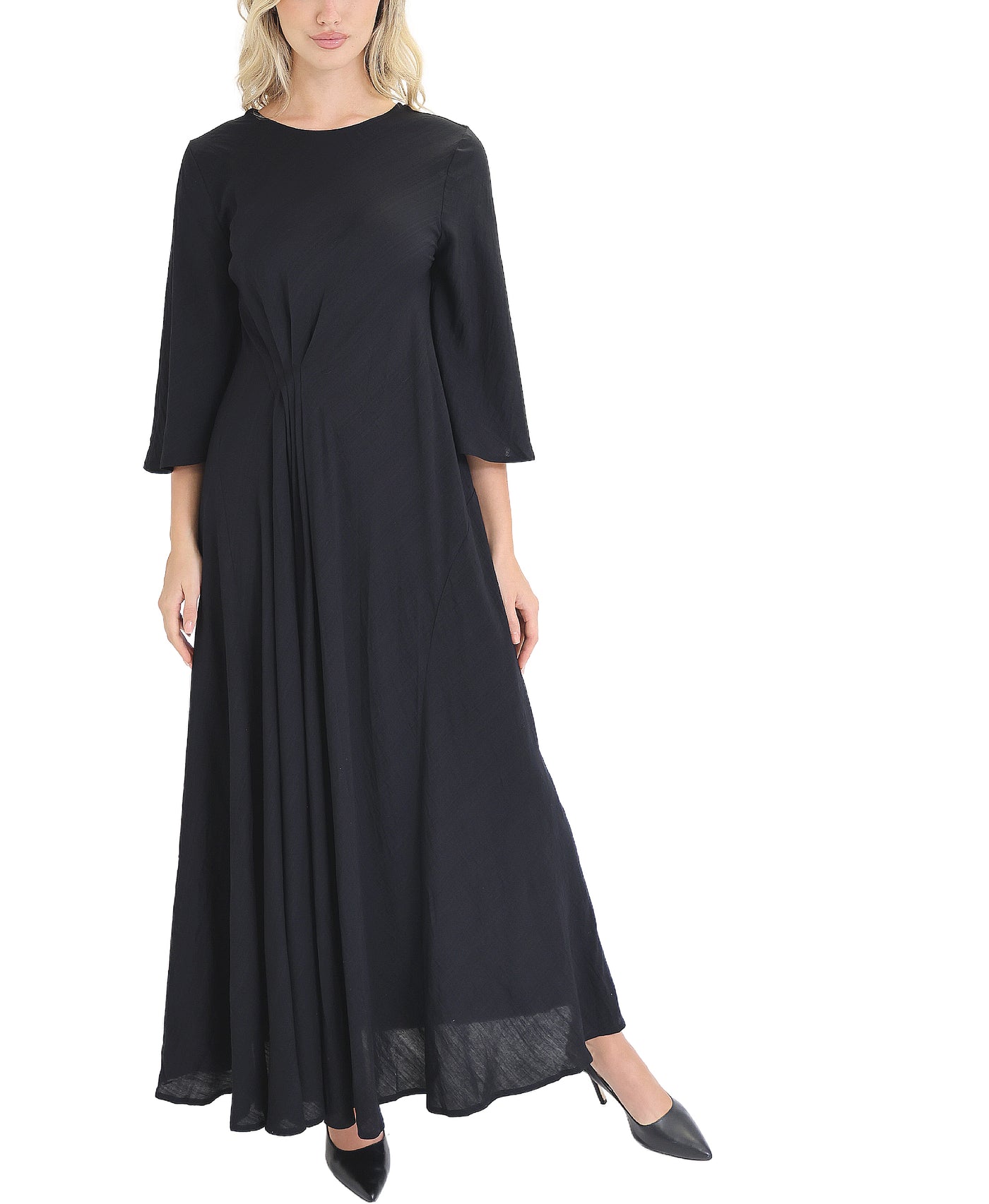 Maxi Dress w/ Ruched Detail view 1