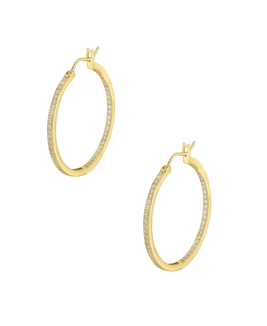 Sterling Silver Hoop Earrings view 