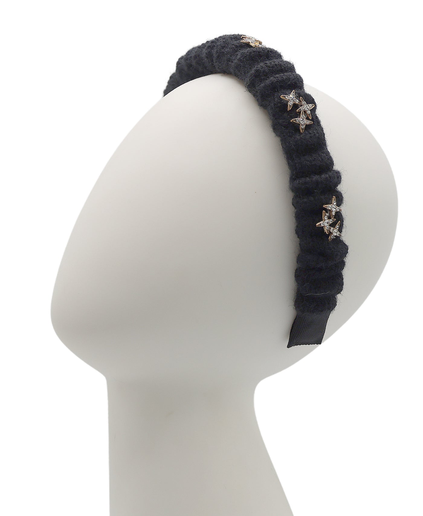 Fabric Headband w/ Star Rhinestones view 1